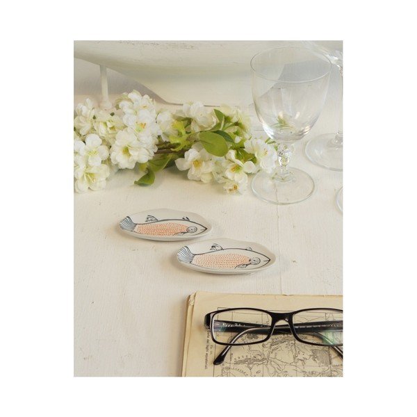 Set 6 farfurioare Orchidea Milano Fish Art