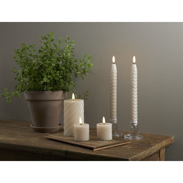 Lumânare LED (înălțime 15 cm) Flamme Swirl – Star Trading-image-4