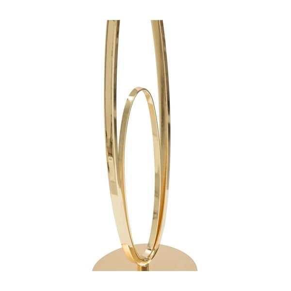 Lampadar cu o construcție aurie Mauro Ferretti Glam Flush, alb-image-1