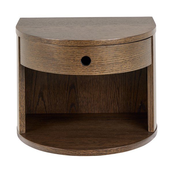 Noptieră în culoare naturală închisă cu aspect de lemn de stejar Paron – Actona