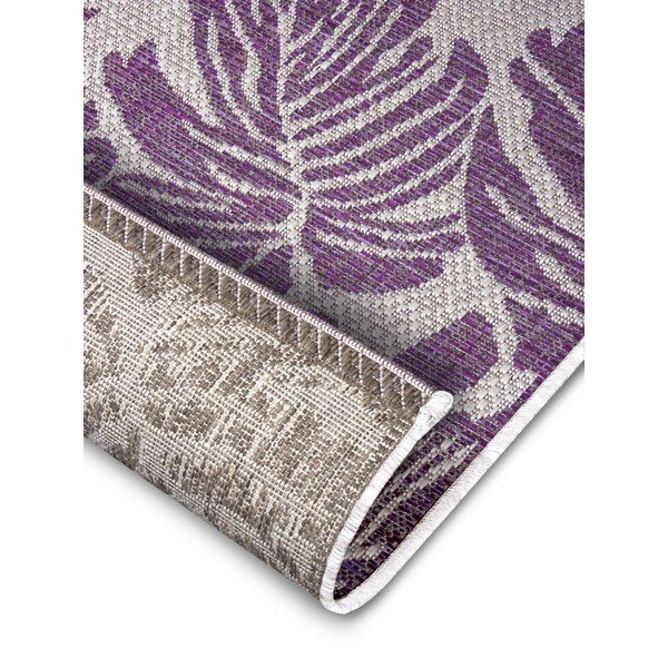 Covor adecvat pentru exterior NORTHRUGS Monstera, 160 x 230 cm, violet - bej-image-4