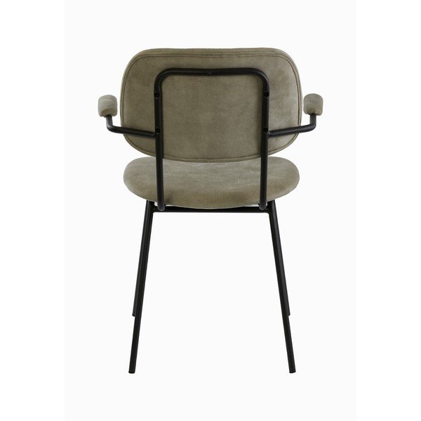 Scaun de dining bej din catifea Emma – Light & Living-image-4