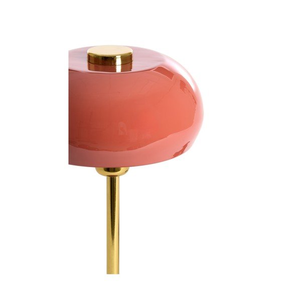 Veioză în culoarea somonului cu abajur din metal (înălțime 34 cm) Surin – Light & Living-image-2