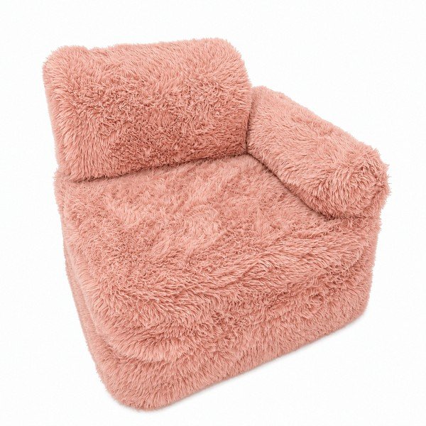 Fotoliu de copii roz deschis Mammoth – Meowbaby