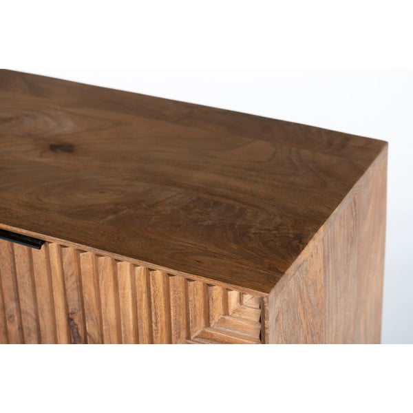 Comodă TV în culoare naturală din lemn de mango 160x58x40 cm Nereida – MOME-image-1