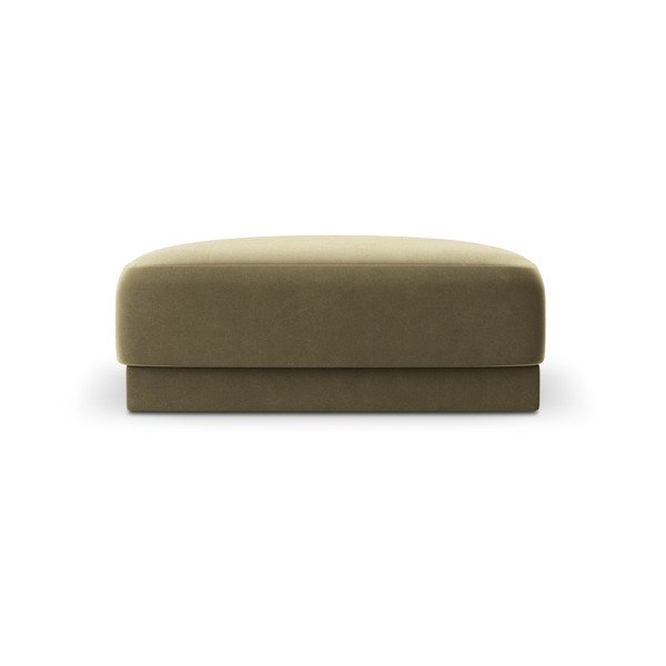 Taburet verde cu tapițerie din catifea Miley  – Micadoni Home-image-3