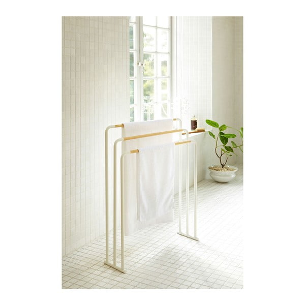 Suport pentru prosoape YAMAZAKI Plane, alb-image-2