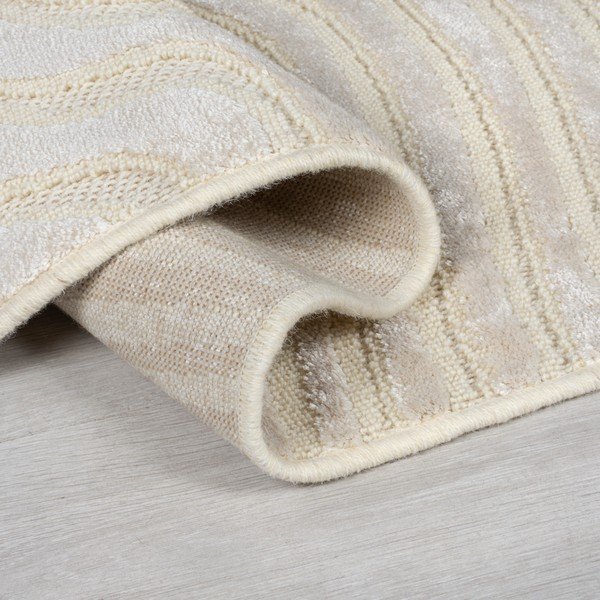 Covor din lână bej 230x160 cm Patna Channel - Flair Rugs-image-3