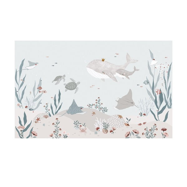 Tapet pentru copii 400 cm x 248 cm Dreamy Seabed – Lilipinso