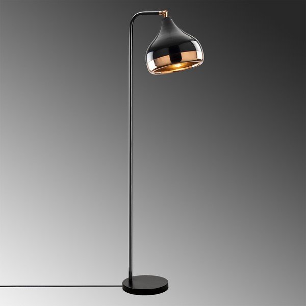 Lampadar Opviq lights Yildo, negru-arămiu-image-1