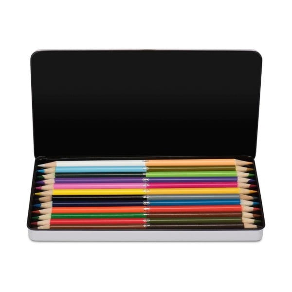 Set 12 creioane colorate cu 2 capete npw™ Colouring Pencil Set