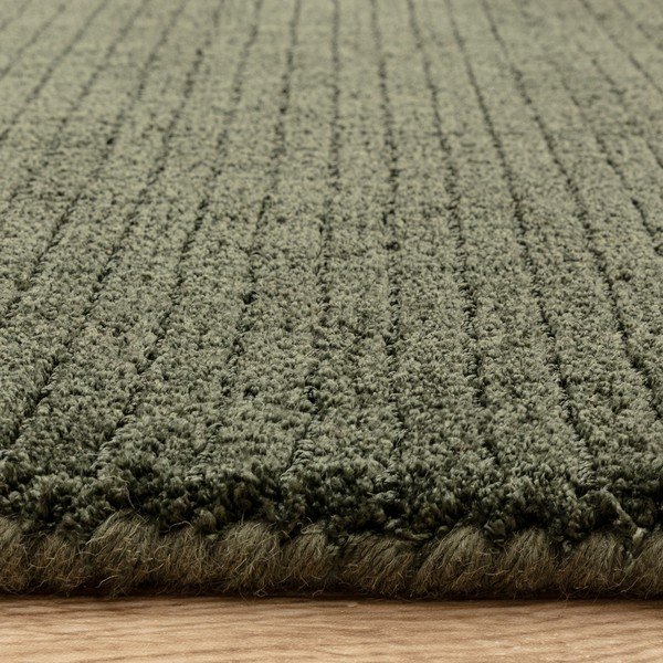 Covor verde închis țesut manual 160x230 cm – Asiatic Carpets-image-2