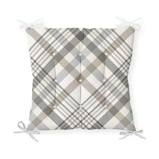 Pernă pentru scaun Minimalist Cushion Covers Gray Brown Flannel, 40 x 40 cm