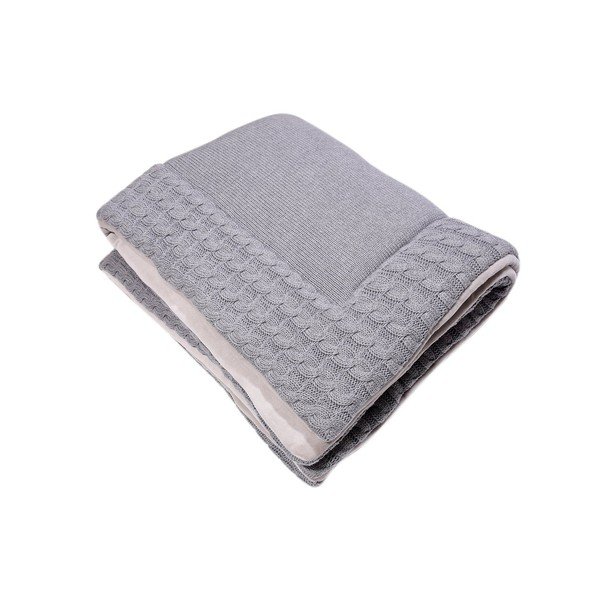 Covoraș de joacă din bumbac Kindsgut Mat, 70 x 90 cm, gri-image-1