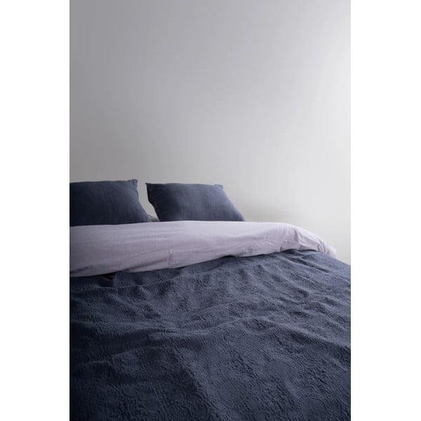 Set cuvertură și față de pernă gri închis din jacquard 180x240 cm Jacquard – Mila Home Luxury-image-2