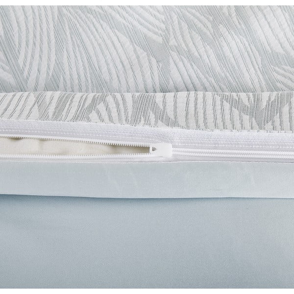 Lenjerie de pat verde din jacquard pentru pat de o persoană 140x200 cm Florida – My House-image-3