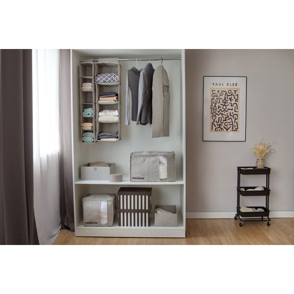 Cutie de depozitare gri Compactor Oxford, 42 x 26 cm-image-2