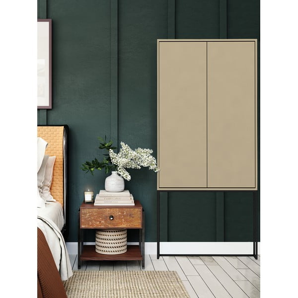 Dulap bej 75x164,5 cm Lennon – Really Nice Things-image-3