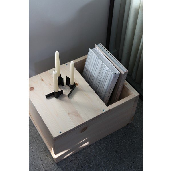 Noptieră în culoare naturală din lemn de pin Grab It – Karup Design-image-4