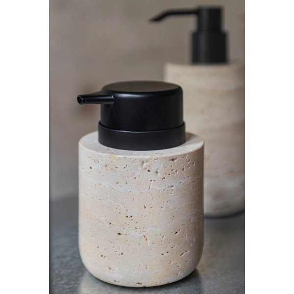 Dozator de săpun lichid bej din piatră 250 ml Travertine – Mette Ditmer Denmark-image-2