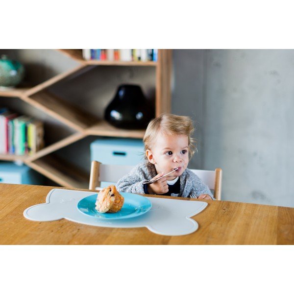 Suport din silicon pentru masă Kindsgut Bear, 48 x 25 cm, gri deschis-image-1