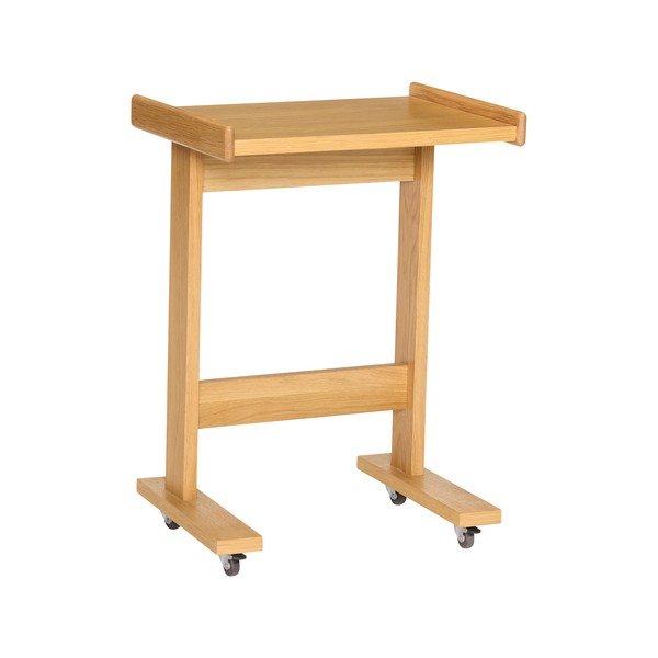 Măsuță auxiliară cu aspect de lemn de stejar 35x48 cm Less – Hübsch-image-3