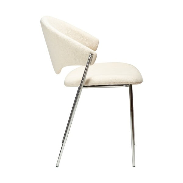 Scaun de dining crem tapițat Zone – DAN-FORM Denmark-image-1