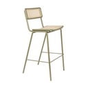 Set 2 scaune de bar din ratan verde, 106 cm Jort - Zuiver