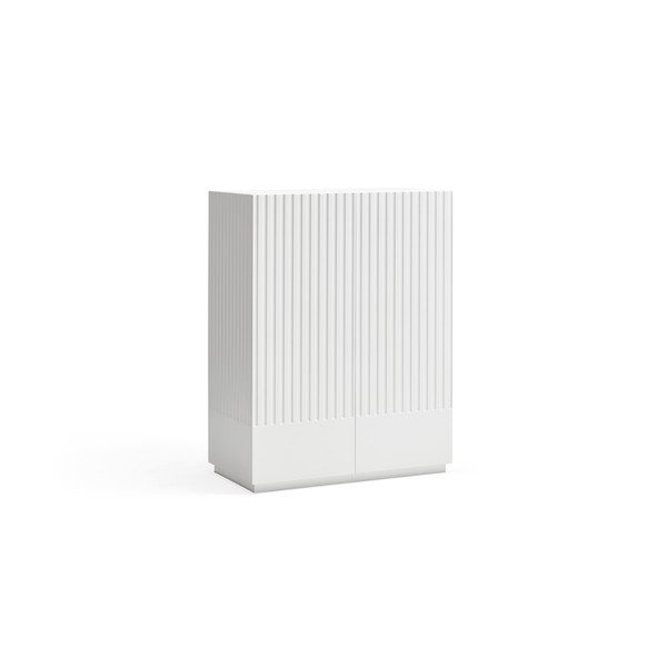 Comodă Teulat Doric, lățime 92 cm, alb-image-2