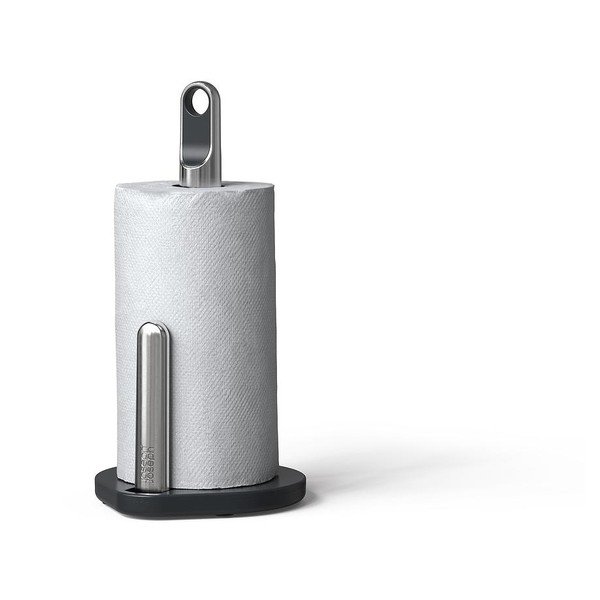 Suport orizontal pentru prosoape de bucătărie din hârtie gri închis din plastic Hold – Joseph Joseph-image-4