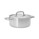Cratiță cu capac din oțel inoxidabil 4 l adecvată pentru plita cu inducție Lucca 3.0 – FABINI