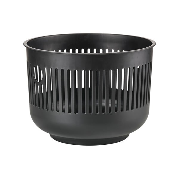 Coș de rufe negru din plastic 35 l Ume – Zone