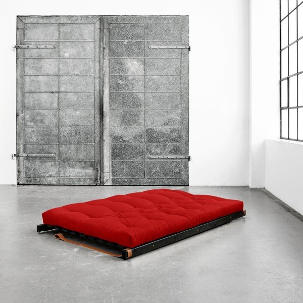 Canapea extensibilă Karup Jump Black/Red-image-1