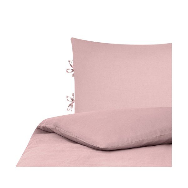 Lenjerie de pat Port Maine Indica, 135 x 200 cm, roz-image-2