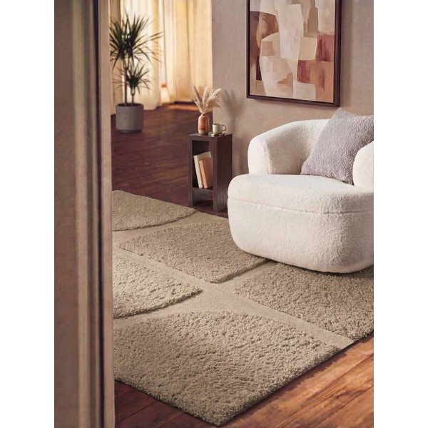 Covor bej țesut manual 80x150 cm Lambeth Jasper – Ted Baker-image-1