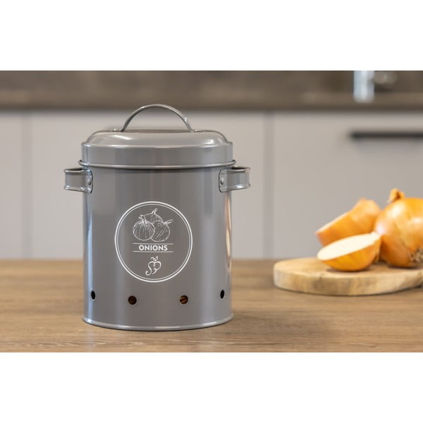 Recipient din oțel pentru ceapă și usturoi Secret Du Potager – Esschert Design-image-4