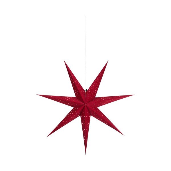 Decorațiune luminoasă de Crăciun roșie suspendată cu baterii ø 76 cm Blink – Markslöjd