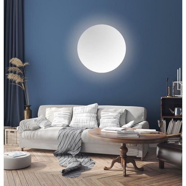 Oglindă de perete cu led ø 60 cm Luna – Mirrors and More-image-4
