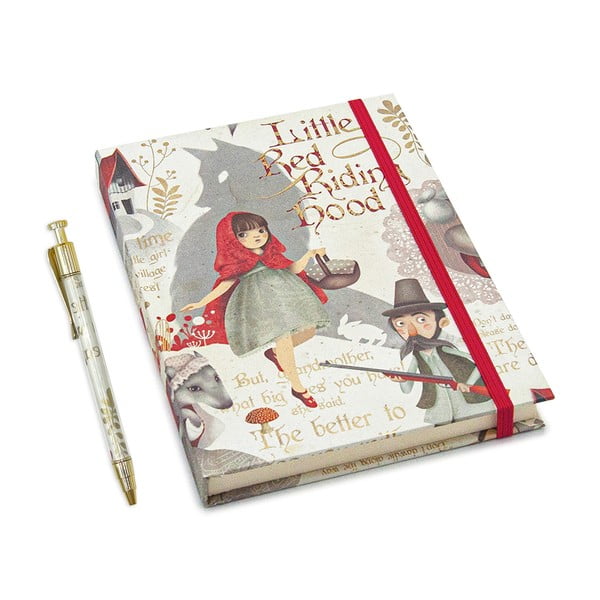 Carnețel cu pix 192 pagini Little Red Riding Hood – Kartos