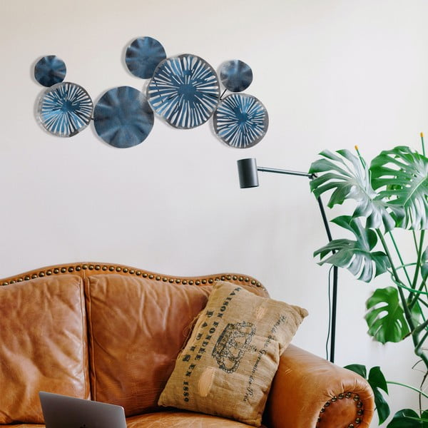 Decorațiune de perete din metal 79x35 cm Astrid – Wallity-image-3