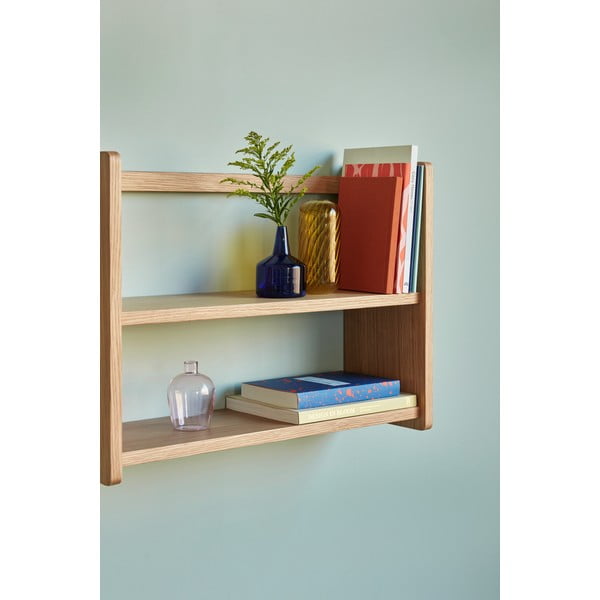Raft în culoare naturală etajat cu aspect de lemn de stejar 60 cm Nomad – Hübsch-image-1