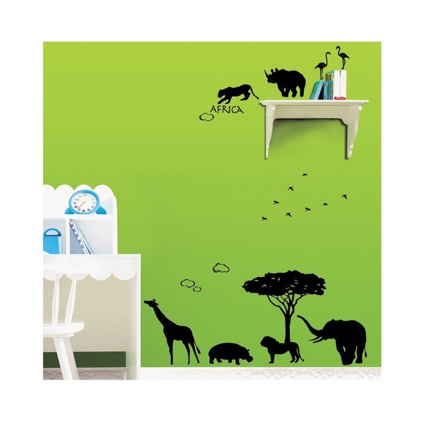 Autocolant Ambiance Little African Animals