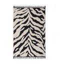 Covor alb-negru 133x190 cm Esra Zebra – Flair Rugs