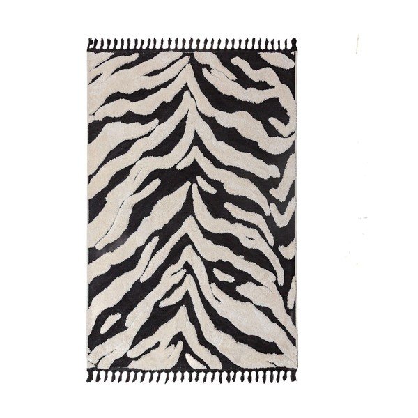 Covor alb-negru 200x300 cm Esra Zebra – Flair Rugs