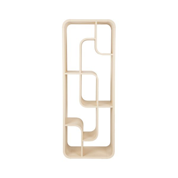 Bibliotecă crem din lemn de stejar 60x160x35 cm Seven – Zuiver-image-2