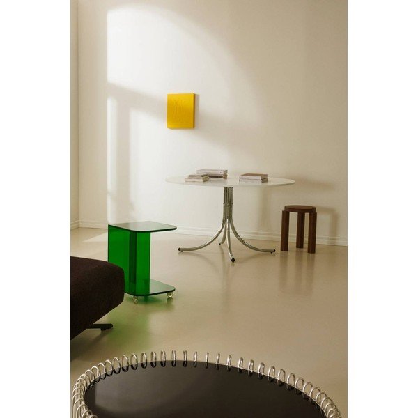Masă de dining rotundă din metal ø 130 cm Chipley – Jotex-image-4