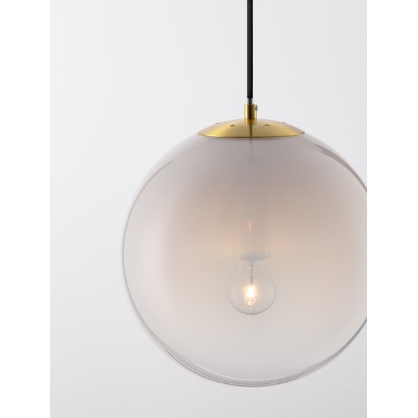 Lustră albă/aurie din sticlă ø 30 cm Vita – Nova Luce-image-1