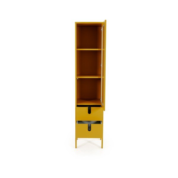 Vitrină Tenzo Uno, lățime 40 cm, galben-image-3