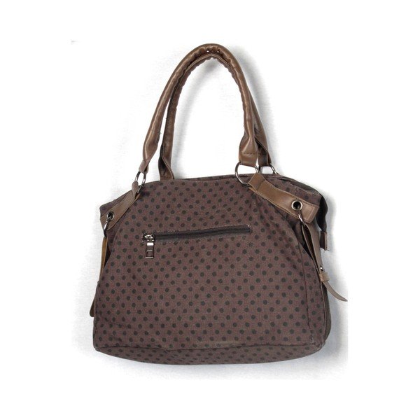 Sacoșă din pânză Sorela Dotty Chic, lățime 38 cm, maro-image-1