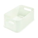 Cutie depozitare iDesign Eco Handled, 21,3 x 30,2 cm, alb